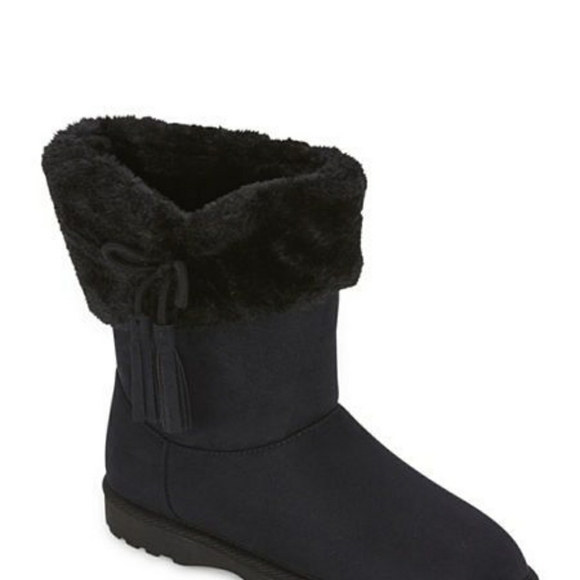 Arizona Little Girls Anna Flat Heel Color Black Size 1 - Picture 7 of 7